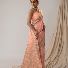 Chhaya Pastel Pink Saree