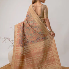 Radha Cotton Beige Saree