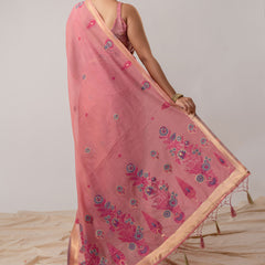 Kusum Pink Saree