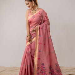 Kusum Pink Saree