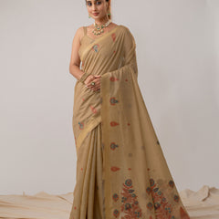 Kusum Beige Saree