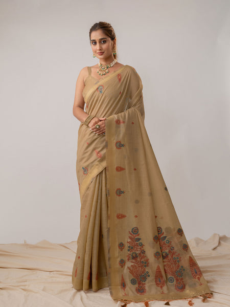 Kusum Beige Saree