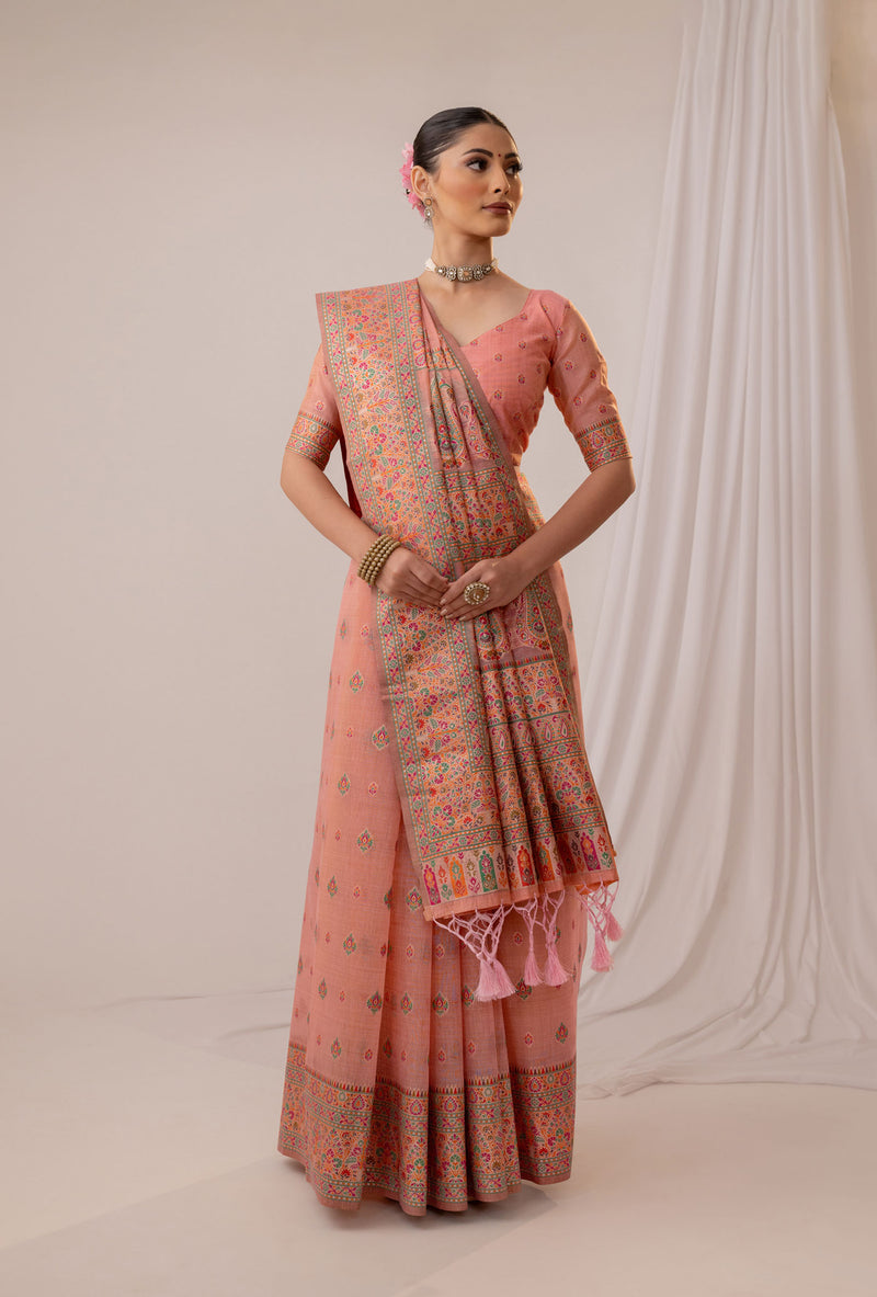 Saba Pink Saree