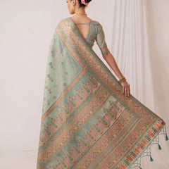 Saba Blue Saree