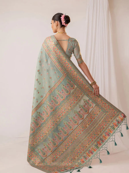 Saba Blue Saree
