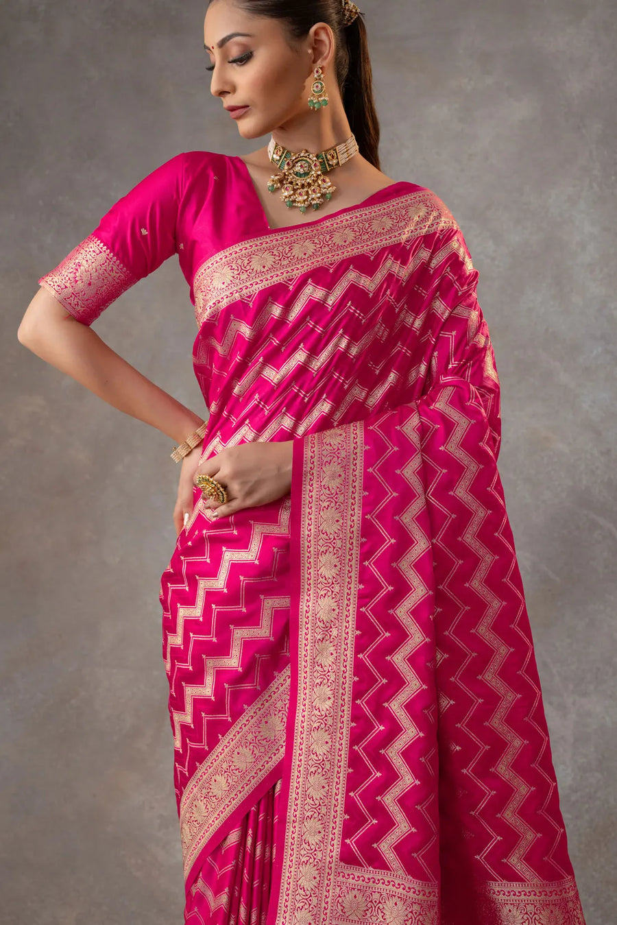 Vaidehi Pink Saree