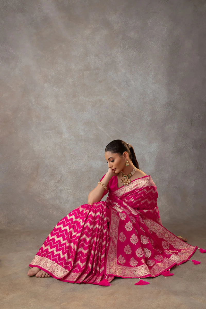 Vaidehi Pink Saree