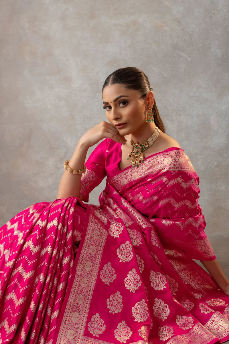 Vaidehi Pink Saree