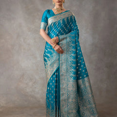Aarohi Blue Saree