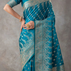 Aarohi Blue Saree