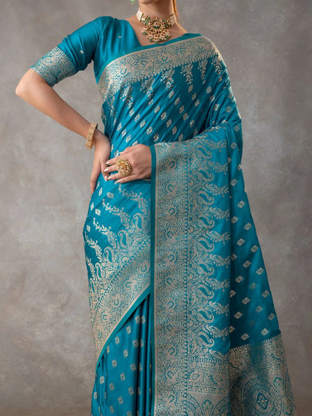 Aarohi Blue Saree