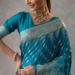 Aarohi Blue Saree