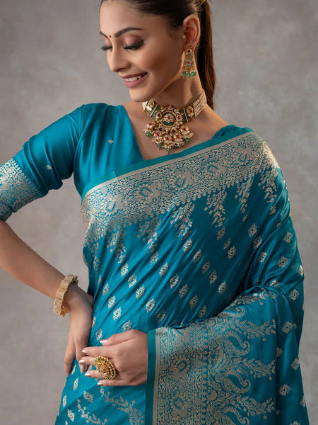 Aarohi Blue Saree