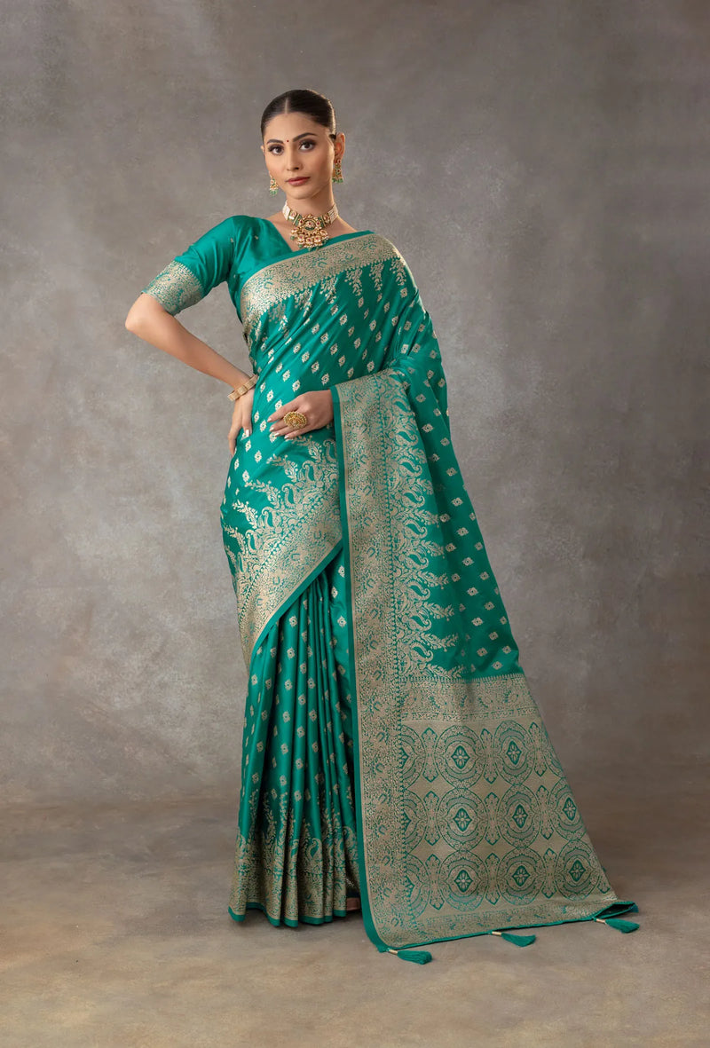 Aarohi Green Saree
