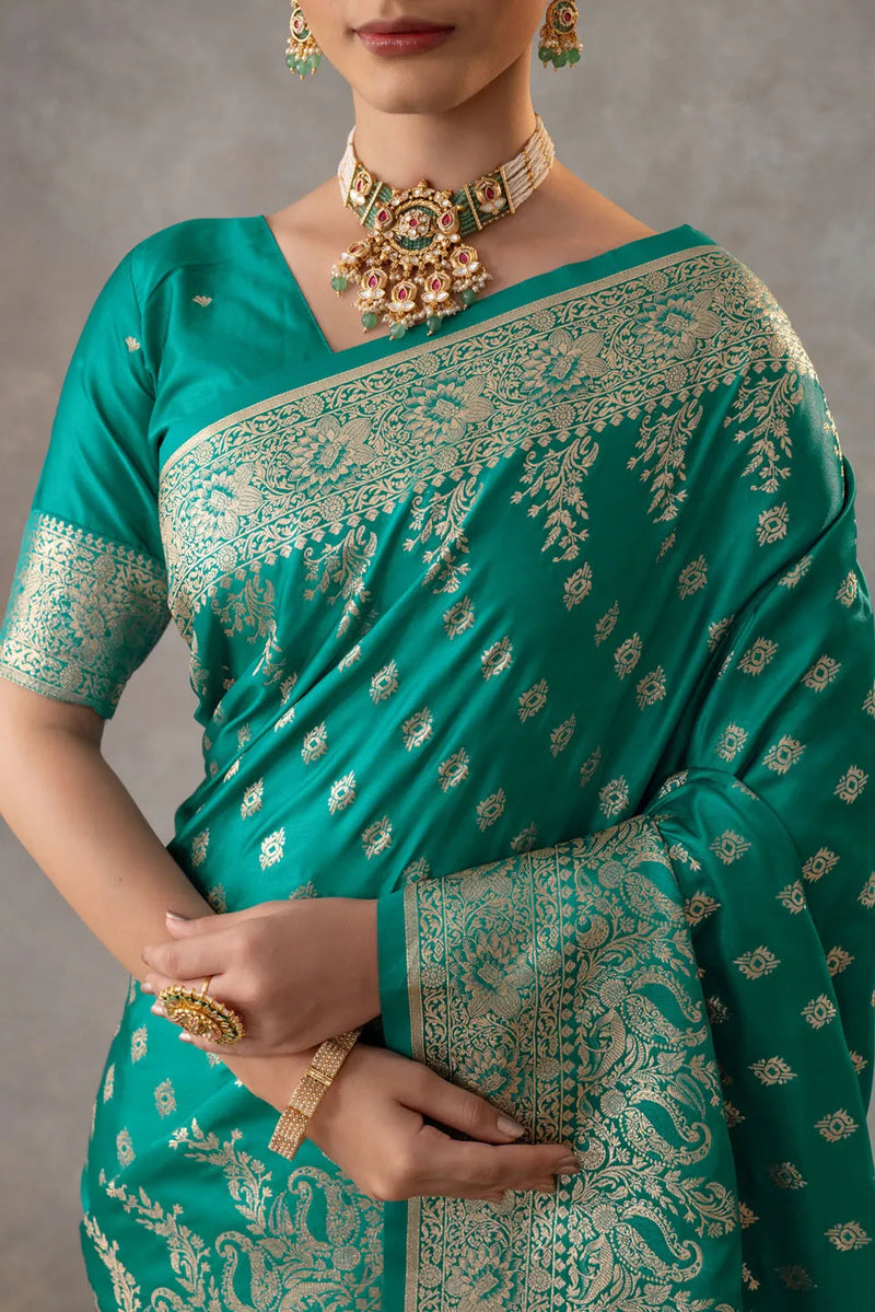 Aarohi Green Saree