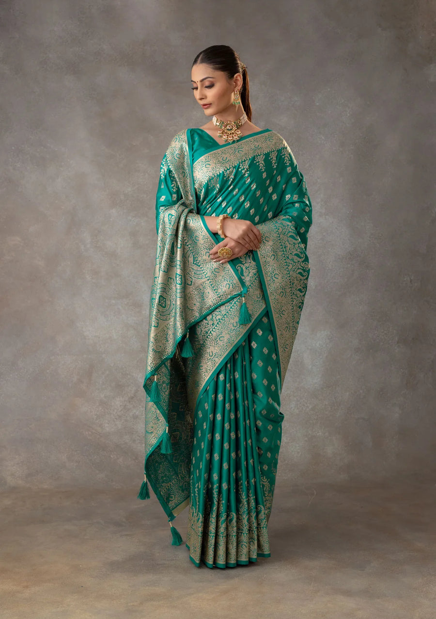 Aarohi Green Saree