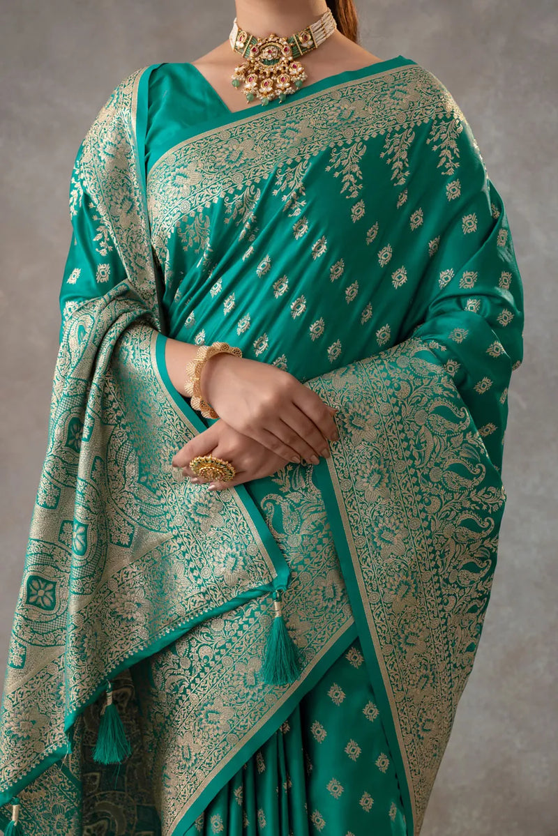 Aarohi Green Saree