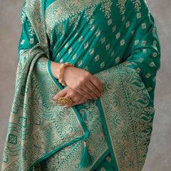 Aarohi Green Saree