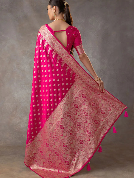Aarohi Pink Saree