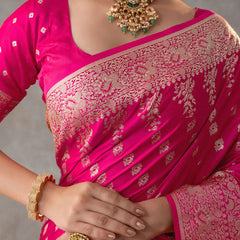 Aarohi Pink Saree