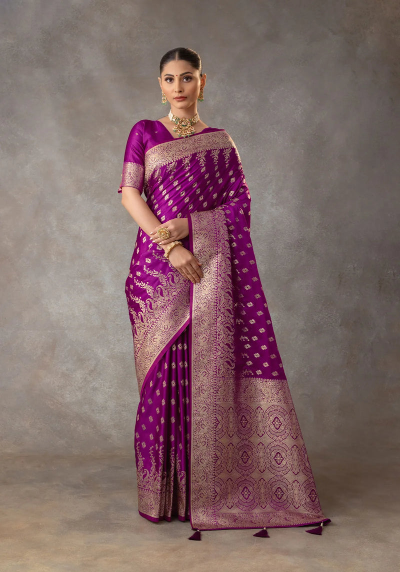Aarohi Purple Saree