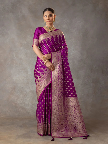 Aarohi Purple Saree