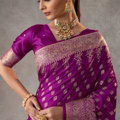 Aarohi Purple Saree