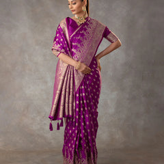 Aarohi Purple Saree