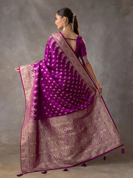 Aarohi Purple Saree
