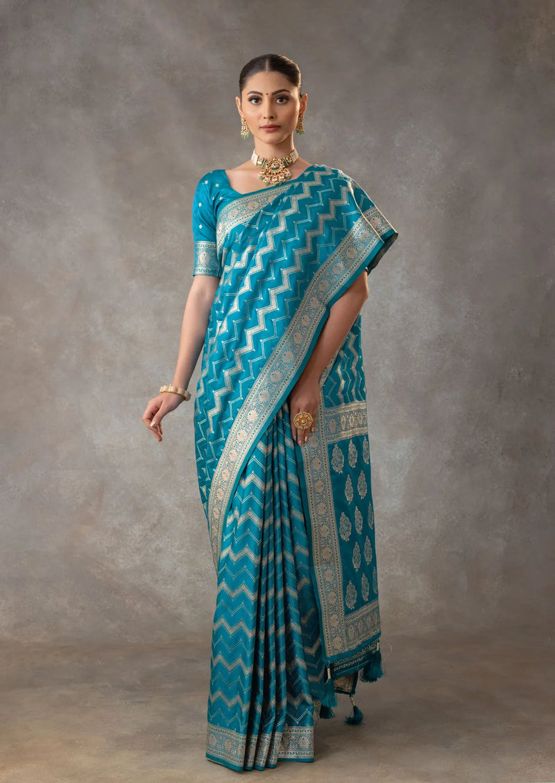 Vaidehi Blue Saree