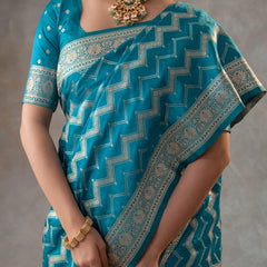 Vaidehi Blue Saree