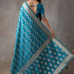 Vaidehi Blue Saree