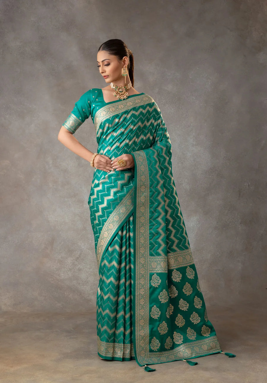 Vaidehi Green Saree