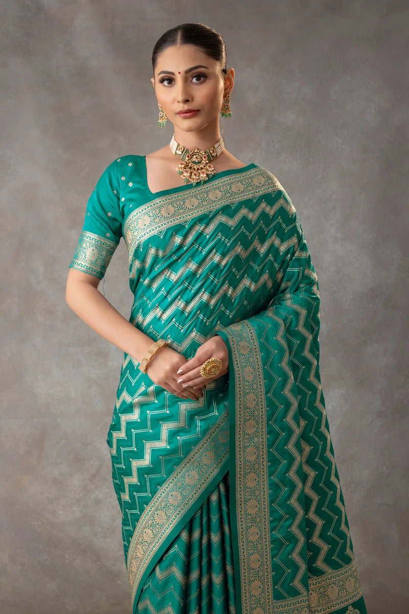 Vaidehi Green Saree