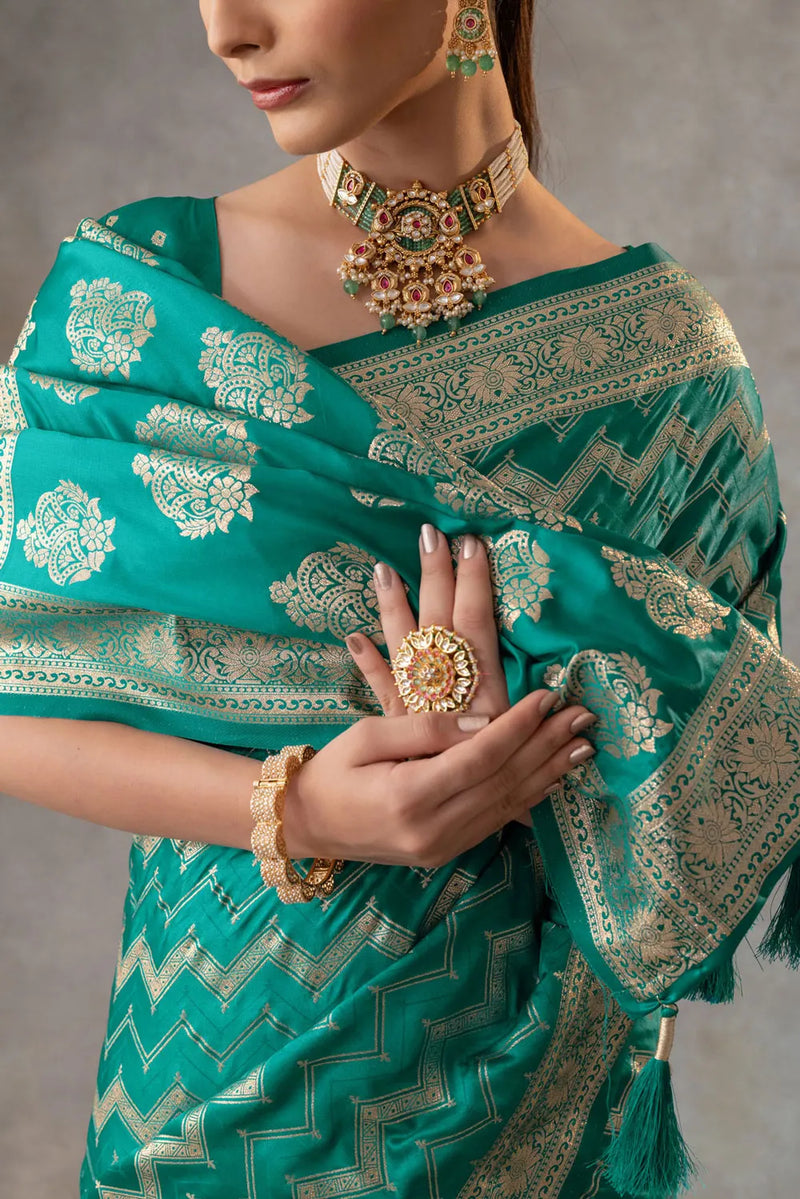 Vaidehi Green Saree