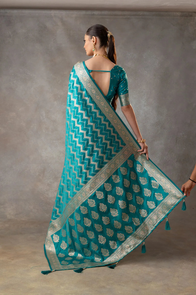 Vaidehi Green Saree