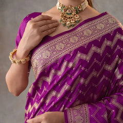 Vaidehi Purple Saree