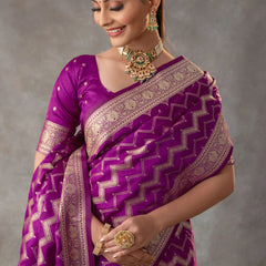 Vaidehi Purple Saree