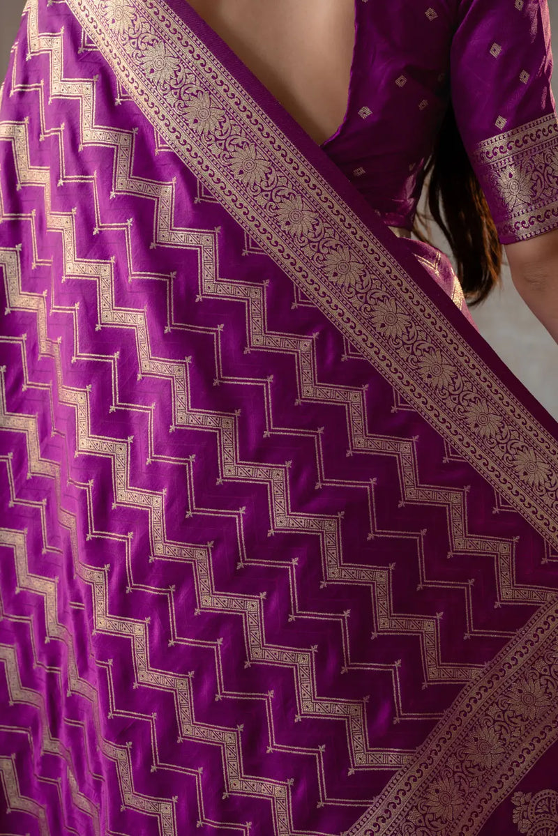 Vaidehi Purple Saree
