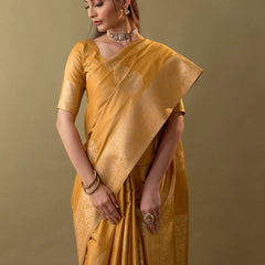 Imperial Silk Yellow Saree
