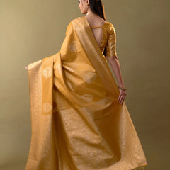 Imperial Silk Yellow Saree