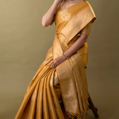 Imperial Silk Yellow Saree