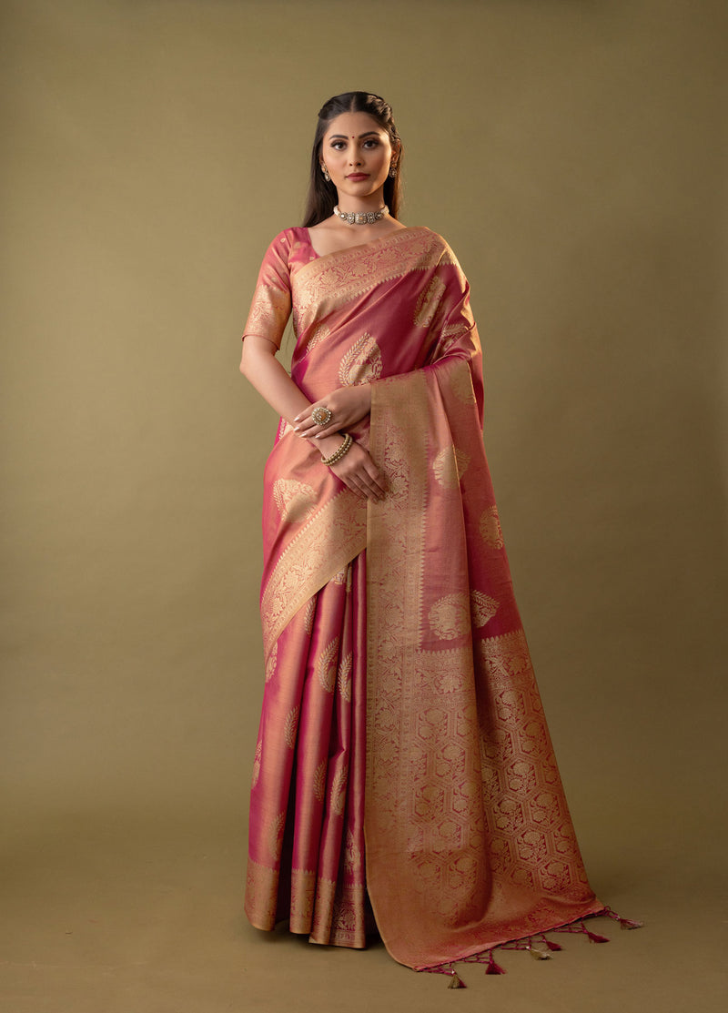 Imperial Silk Red Saree