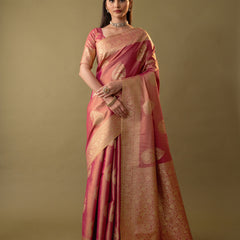 Imperial Silk Red Saree