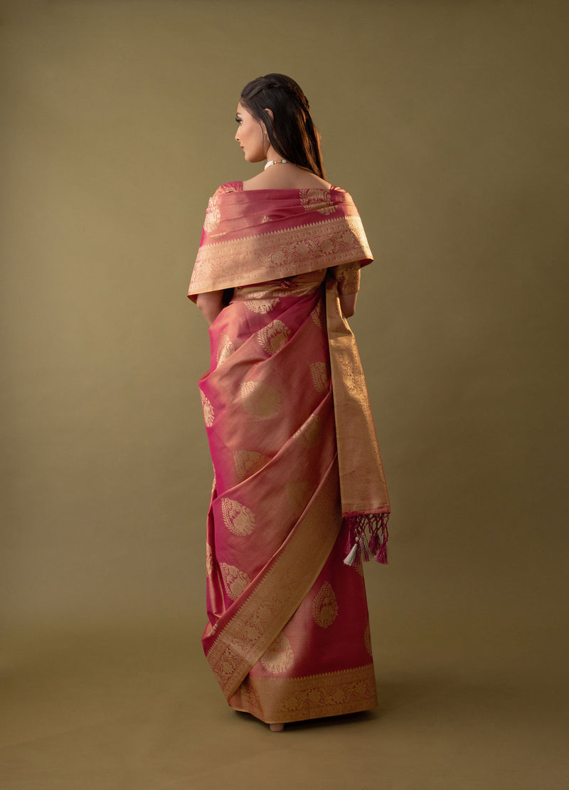 Imperial Silk Red Saree