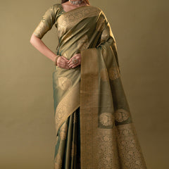 Imperial Silk Green Saree