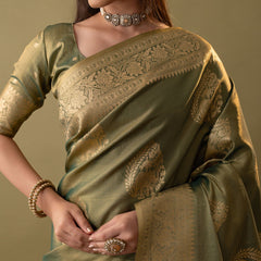 Imperial Silk Green Saree