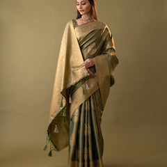 Imperial Silk Green Saree