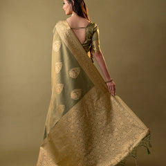 Imperial Silk Green Saree