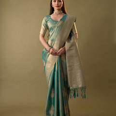 Imperial Silk Blue Saree